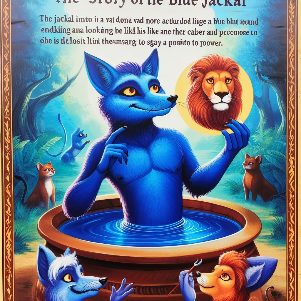 THE STORY OF THE JACKAL WHO FELL INTO A VAT OF INDIGO DYE | Panchatantra | Moksha Melodies
