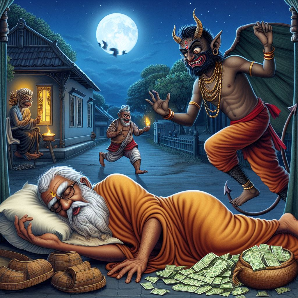 THE STORY OF THE BRAHMIN, THE THIEF AND THE RAKSHASA | Panchatantra | Moksha Melodies