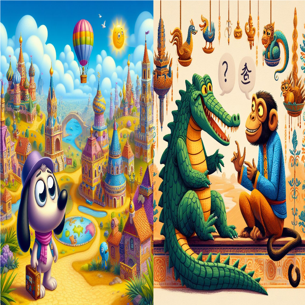 THE STORY OF THE DOG IN A FOREIGN COUNTRY | Panchatantra | Moksha Melodies