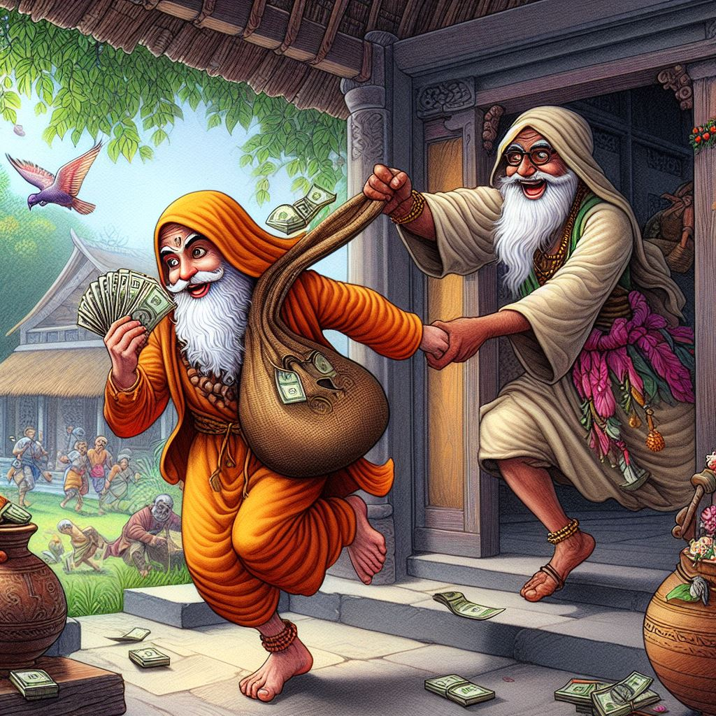 THE STORY OF THE JACKAL AND THE SANYASI | Panchatantra | Moksha Melodies