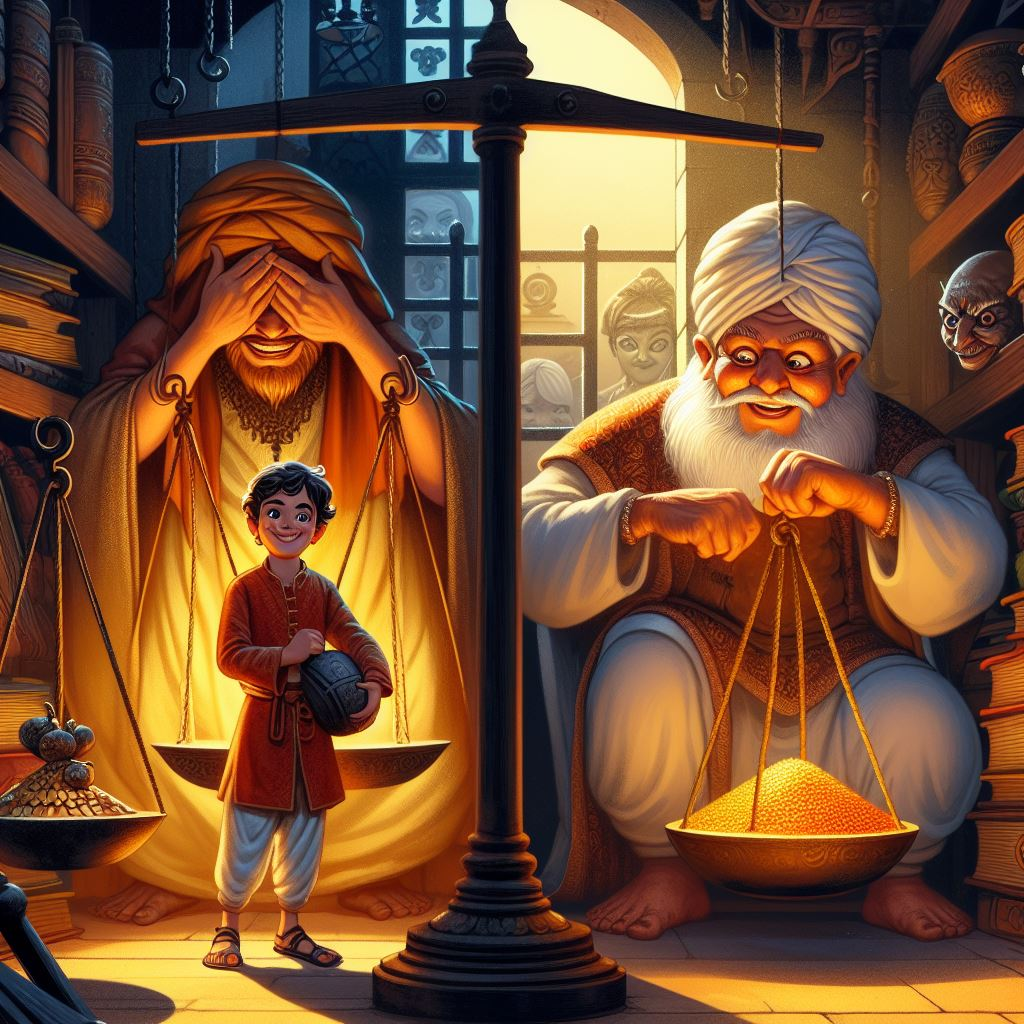THE STORY OF THE IRON BALANCE AND THE MERCHANT'S SON | Panchatantra | Moksha Melodies