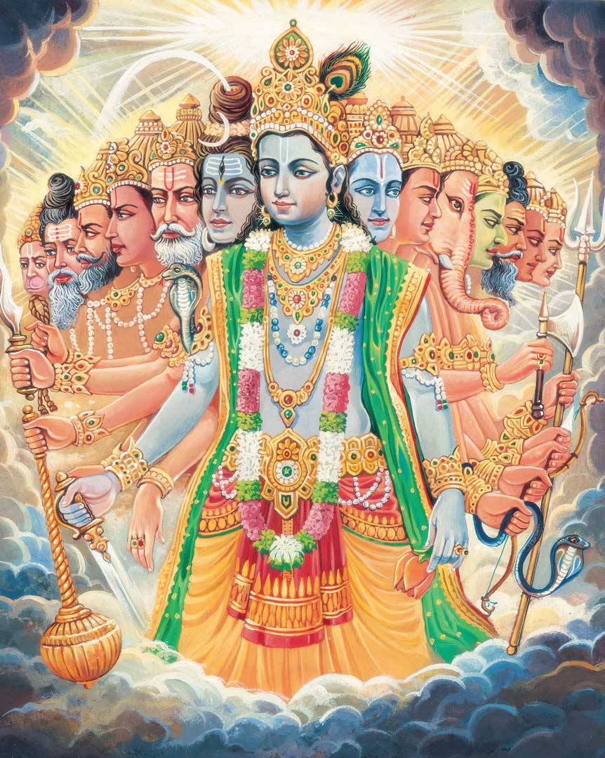 Cosmic Form of Lord Krishna | Virap Roop | Vishwaroop Darshan | Shrimad Bhagwad Gita | Moksha Melodies