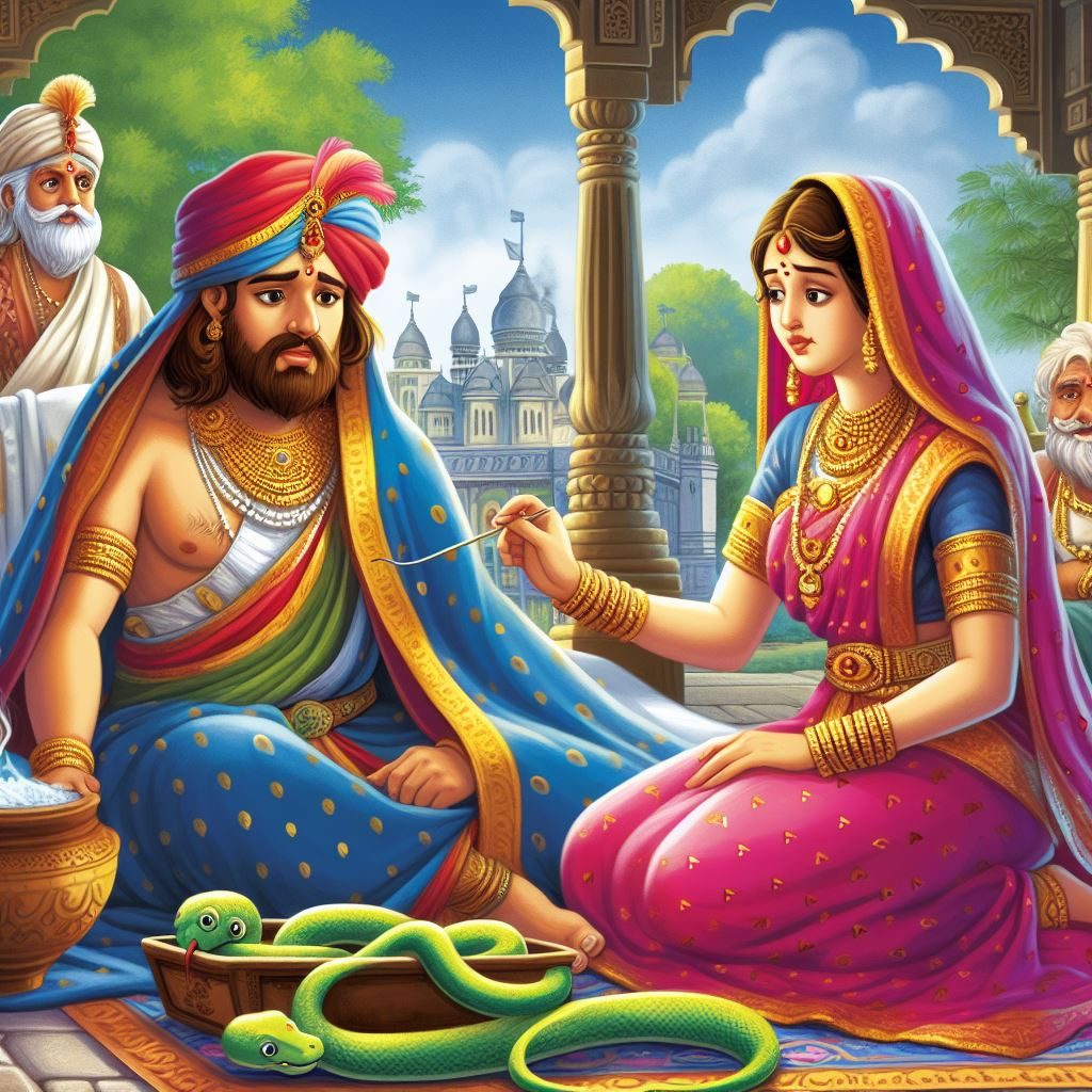THE STORY OF THE SNAKE IN THE ANT-HILL AND THE SNAKE IN THE BELLY OF THE PRINCE | Panchatantra | Moksha Melodies